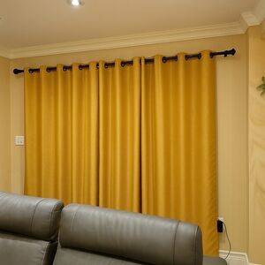 Elegant Gold Curtains